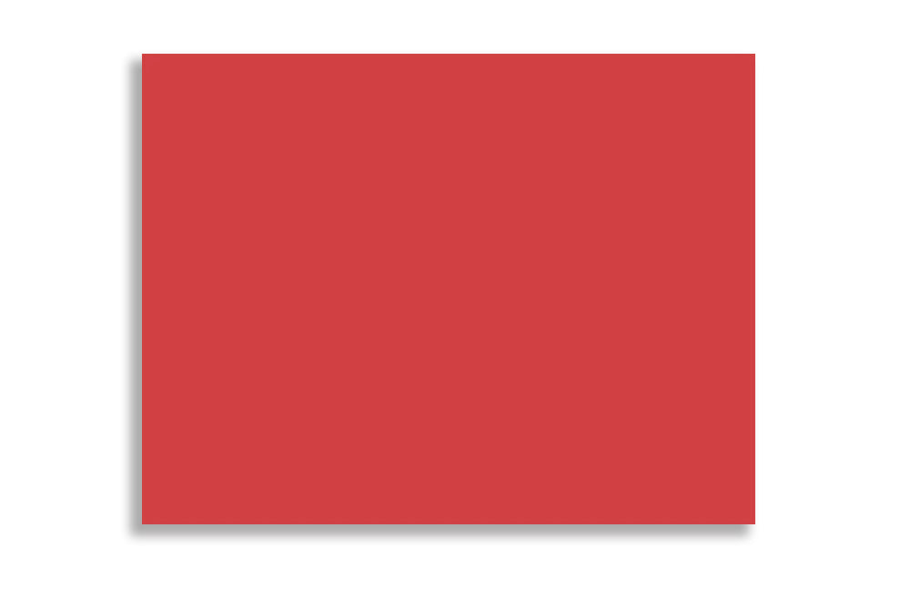 Real Red 15.88cm x 12.06cm (6.25" x 4.75") 120 GSM Thick Pack of 50 SKU : ME-747