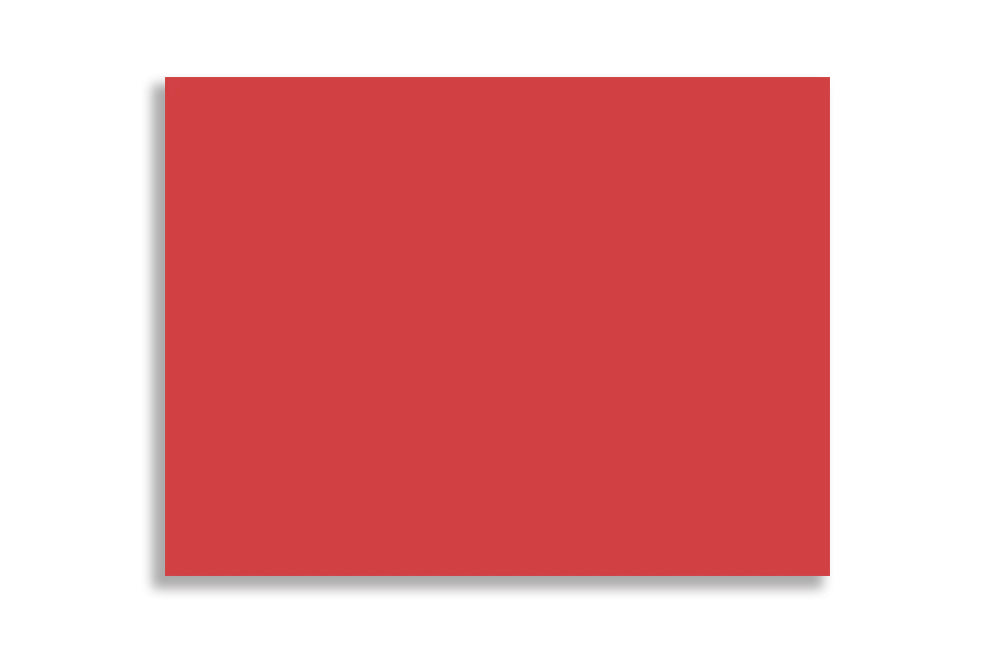 Real Red 14.60 cm x 10.80 cm (5.75" x 4.25")  120 GSM Thick Pack of 50 SKU : ME-748