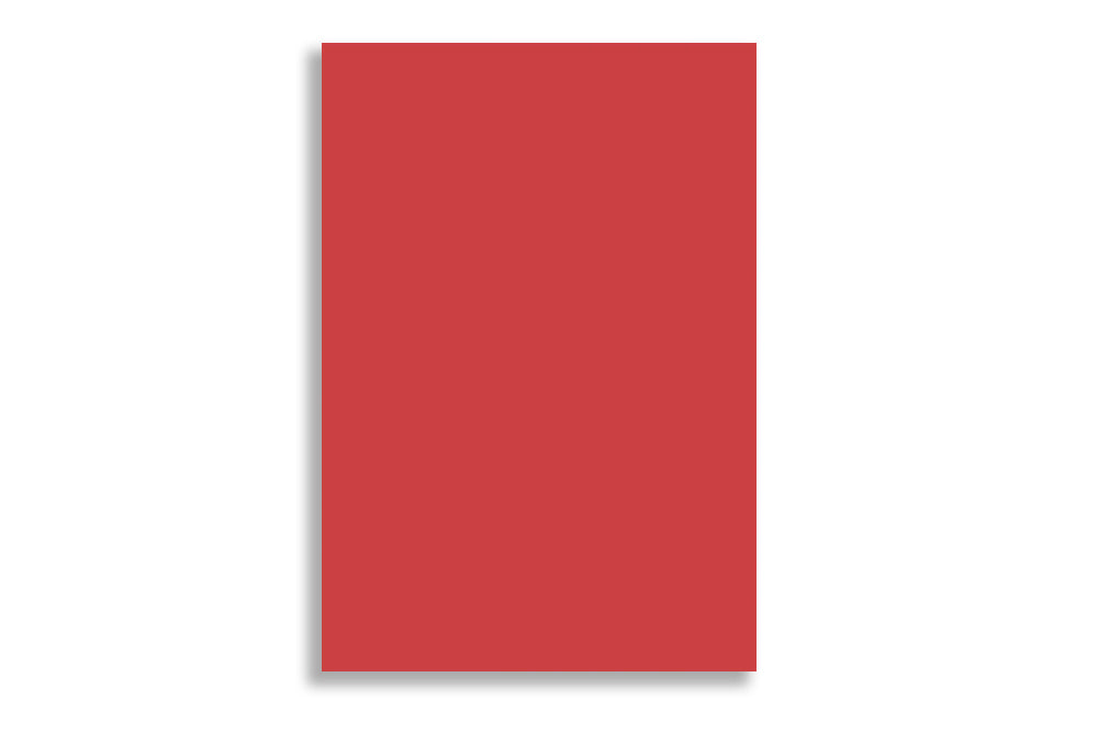Real Red 24.13 cm x 16.51 cm  (9.5" x 6.5")  120 GSM Thick Pack of 50 SKU : ME-750