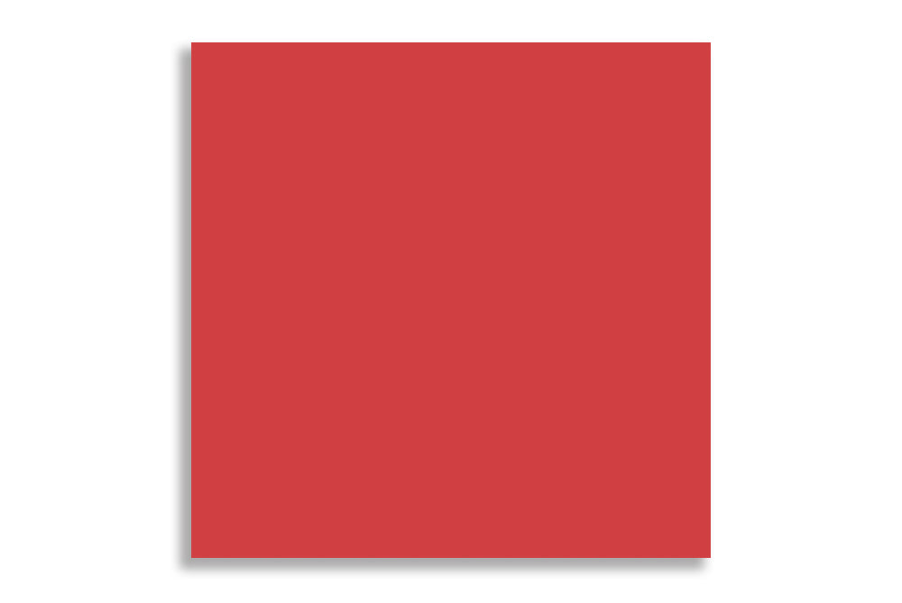 Real Red 15.87 cm x 15.87 cm  (6.25" x6.25")  SQUARE  120 GSM Thick Pack of 50 SKU : ME-755
