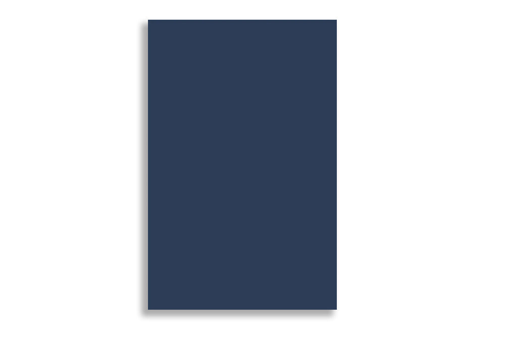 Cobalt Blue  21.6 cm x 14 cm  (8.5" x 5.5") VERTICAL 120 GSM Thick Pack of 50 SKU : ME-761