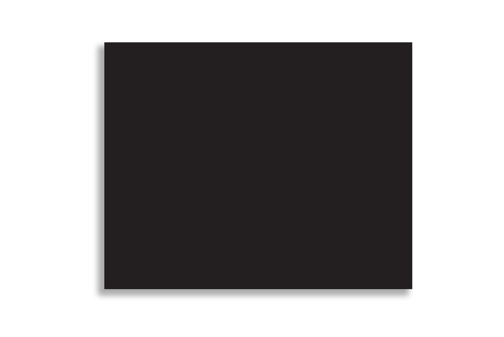 Jet Black 14.60 cm x 12.07 cm (5.75" x 4.75")  120 GSM Thick Pack of 50 SKU : ME-769
