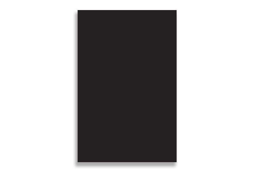 Jet Black 21.6 cm x 14 cm  (8.5" x 5.5") VERTICAL 120 GSM Thick Pack of 50 SKU : ME-771