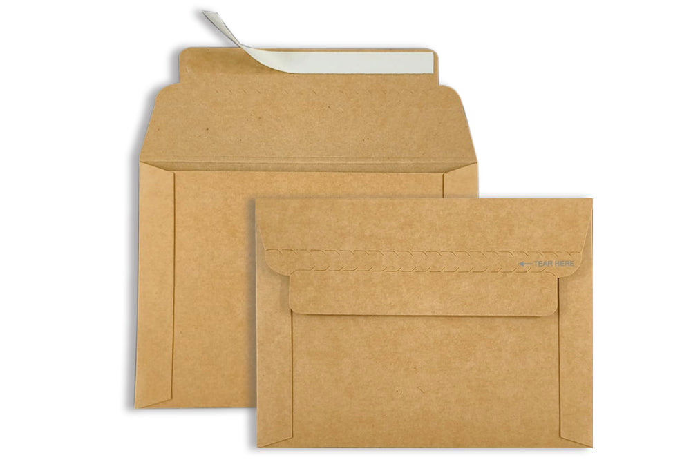 Rigid Mailers Size 6.88" x 5.3"Inches  ( 175 x 135 mm ) 430 GSM Pack of 10 Envelope ME-795