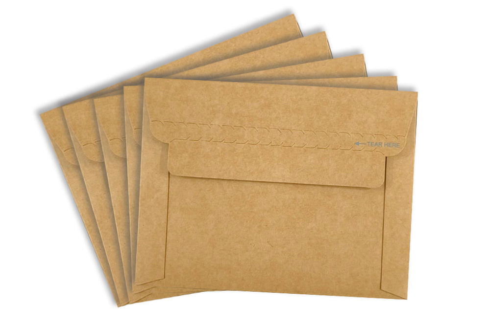 Rigid Mailers Size 6.88" x 5.3"Inches  ( 175 x 135 mm ) 430 GSM Pack of 10 Envelope ME-795