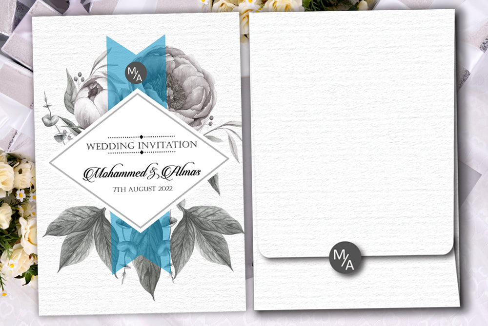 Set of 100 Digital Print + E - Invite SWC 0067