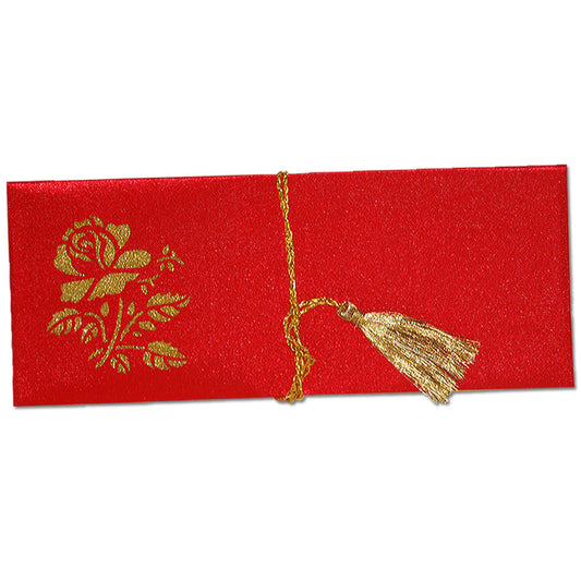 Satin Laser Cut -  Gift Envelope Size : 7.25 x 3 Inch Pack of 1 Envelope ME-00805