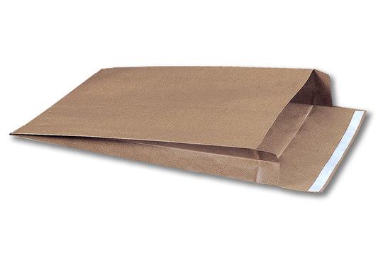 V Bottom Kraft 80 GSM Envelope Size : 16 x 12 x 2 Inches pack of 50 envelope ME-222