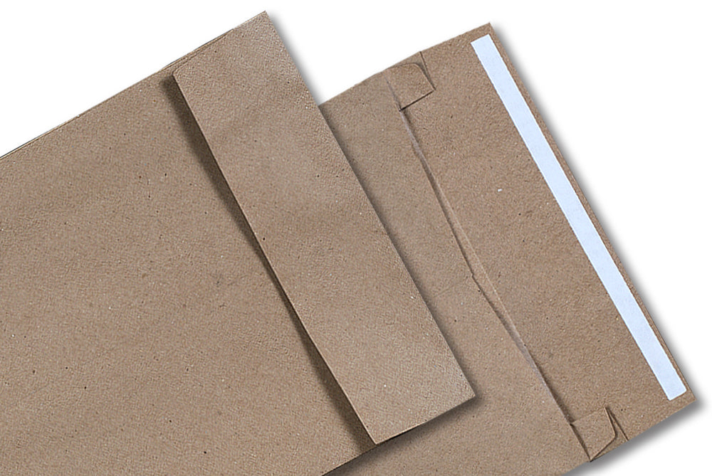 V Bottom Kraft 80 GSM Envelope Size : 16 x 12 x 2 Inches pack of 50 envelope ME-222