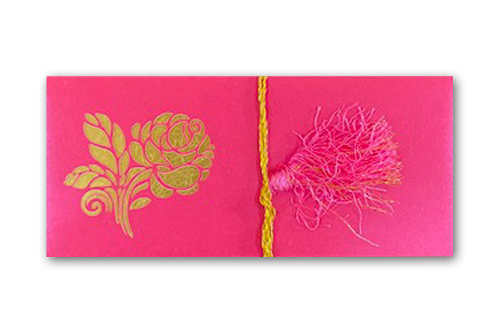 Laser Cut Gift Envelope Size : 7.25 x 3.25 Inch Pack of 5 Envelope ME-01021 Assorted Colours