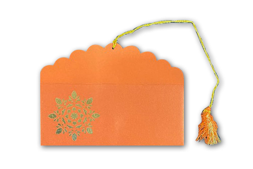 Laser Cut Gift Envelope Size : 7.25 x 3.25 Inch Pack of 5 Envelope ME-01022 Assorted Colours