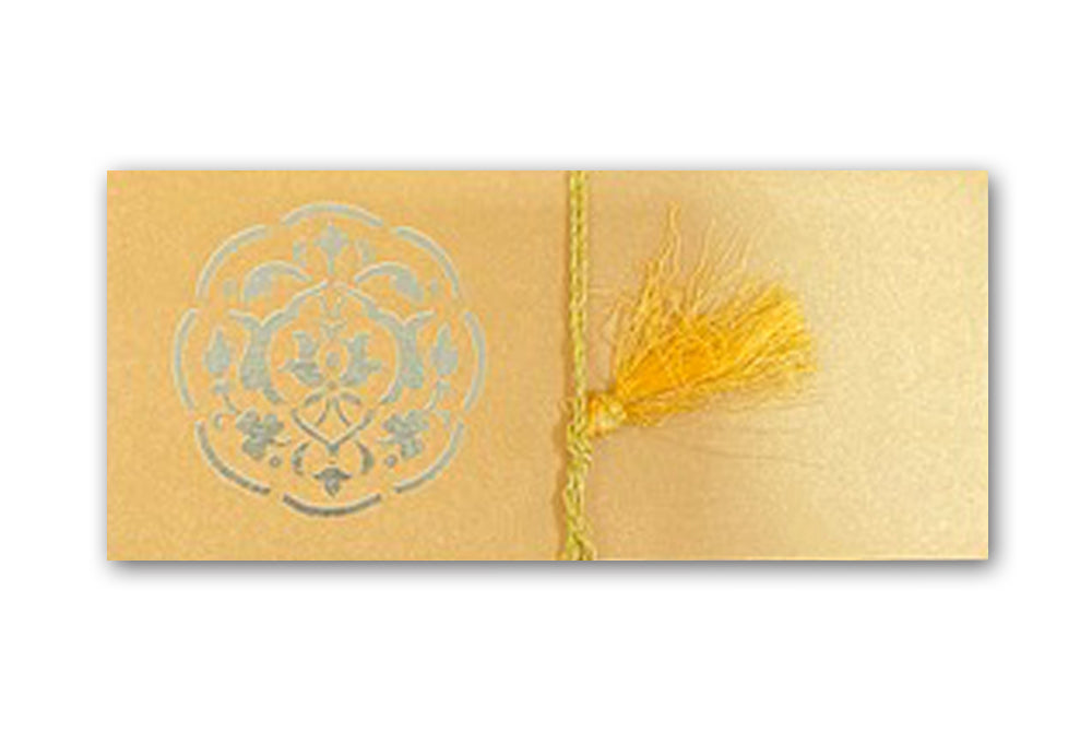 Laser Cut Gift Envelope Size : 7.25 x 3.25 Inch Pack of 5 Envelope ME-01023 Assorted Colours