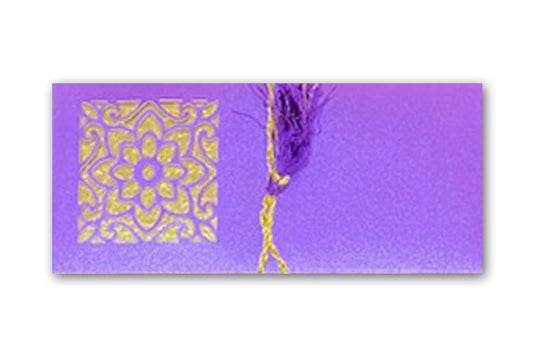 Laser Cut Gift Envelope Size : 7.25 x 3.25 Inch Pack of 5 Envelope ME-01025 Assorted Colours