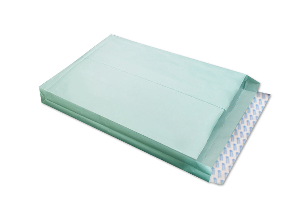 Polynet Green Box Envelope Size 15 x 11 x 2 Inches 90 GSM Pack of 25 Envelope ME-041