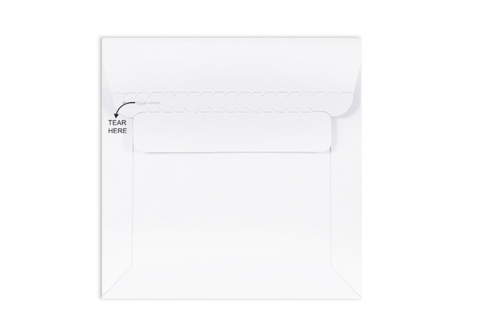 White All Board Envelope Size 6 x 6 Inches 450 GSM Pack of 10 Envelope ME-128