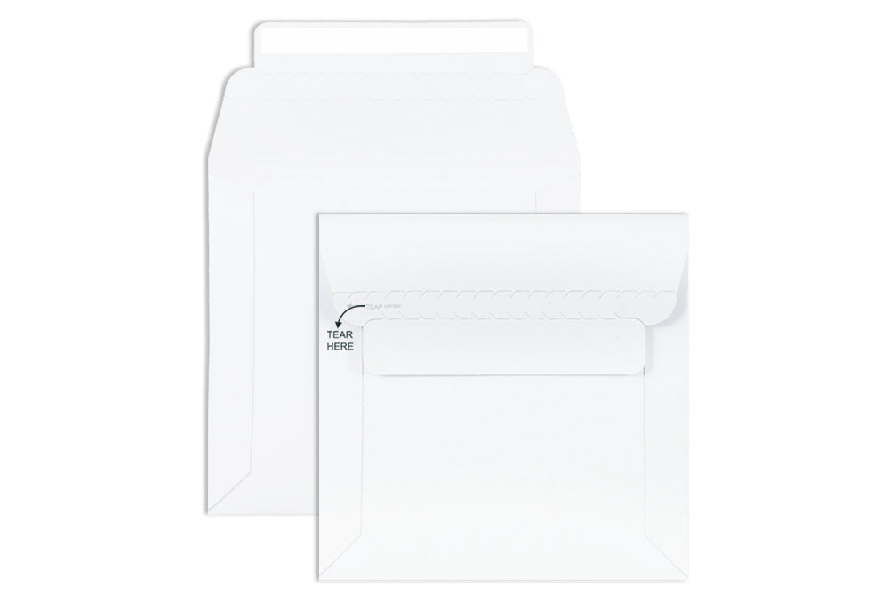 White All Board Envelope Size 6 x 6 Inches 450 GSM Pack of 10 Envelope ME-128