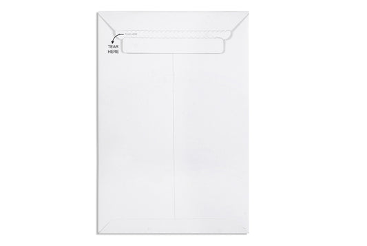 White All Board Envelope Size 12.75 x 9 Inches 450 GSM Pack of 10 Envelope ME-130