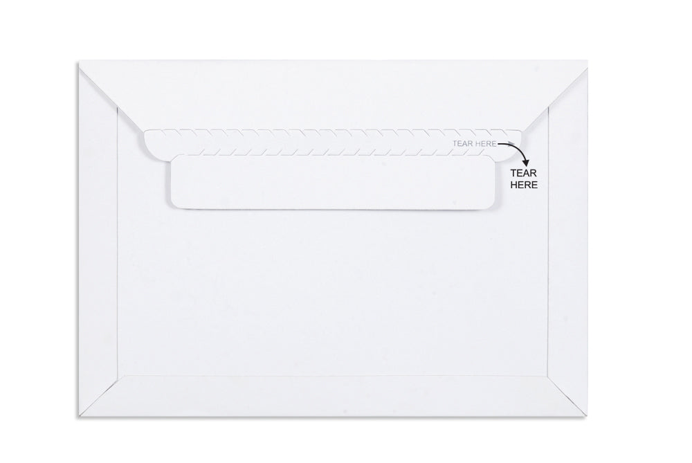 White All Board Envelope Size 9 x 6.25 Inches (Kodak Shape) 450 GSM Pack of 10 Envelope ME-138