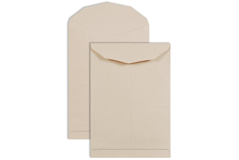 Take Away Envelope Size : 6 x 4 Inches Ribbed Kraft Natural Shade 80 GSM Pack of 50 Envelope ME-162