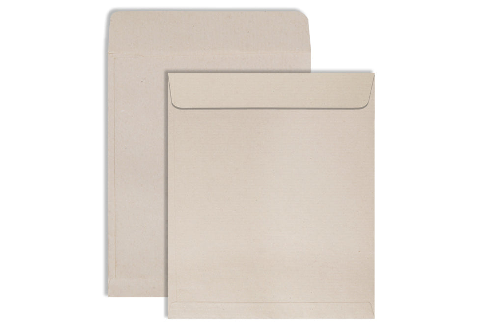 Take Away Envelope Size : 9.5 x 8 Inches Ribbed Kraft Natural Shade 80 GSM Pack of 50 Envelopes ME-165