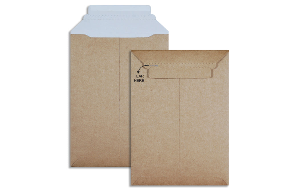 Rigid Mailer White Inside Size 12.75 x 9 Inches 470 GSM Pack of 10 Envelope ME-172