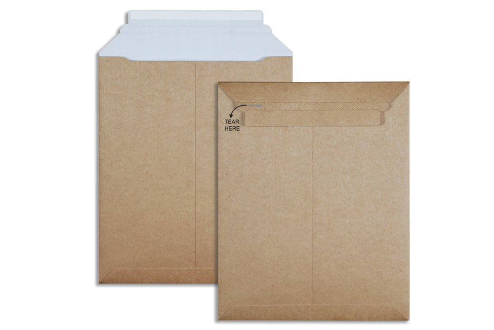Rigid Mailer White Inside Size 14 x 11 Inches 470 GSM Pack of 10 Envelope ME-173
